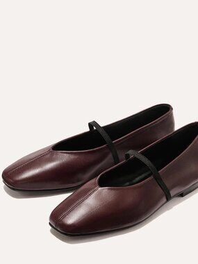 Margaux The Phoebe in Burgundy Nappa, Size 38.5 (U.S. 8.5)